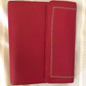 Franklin Covey leather planner organizer binder (Jean Chatzky edition)
